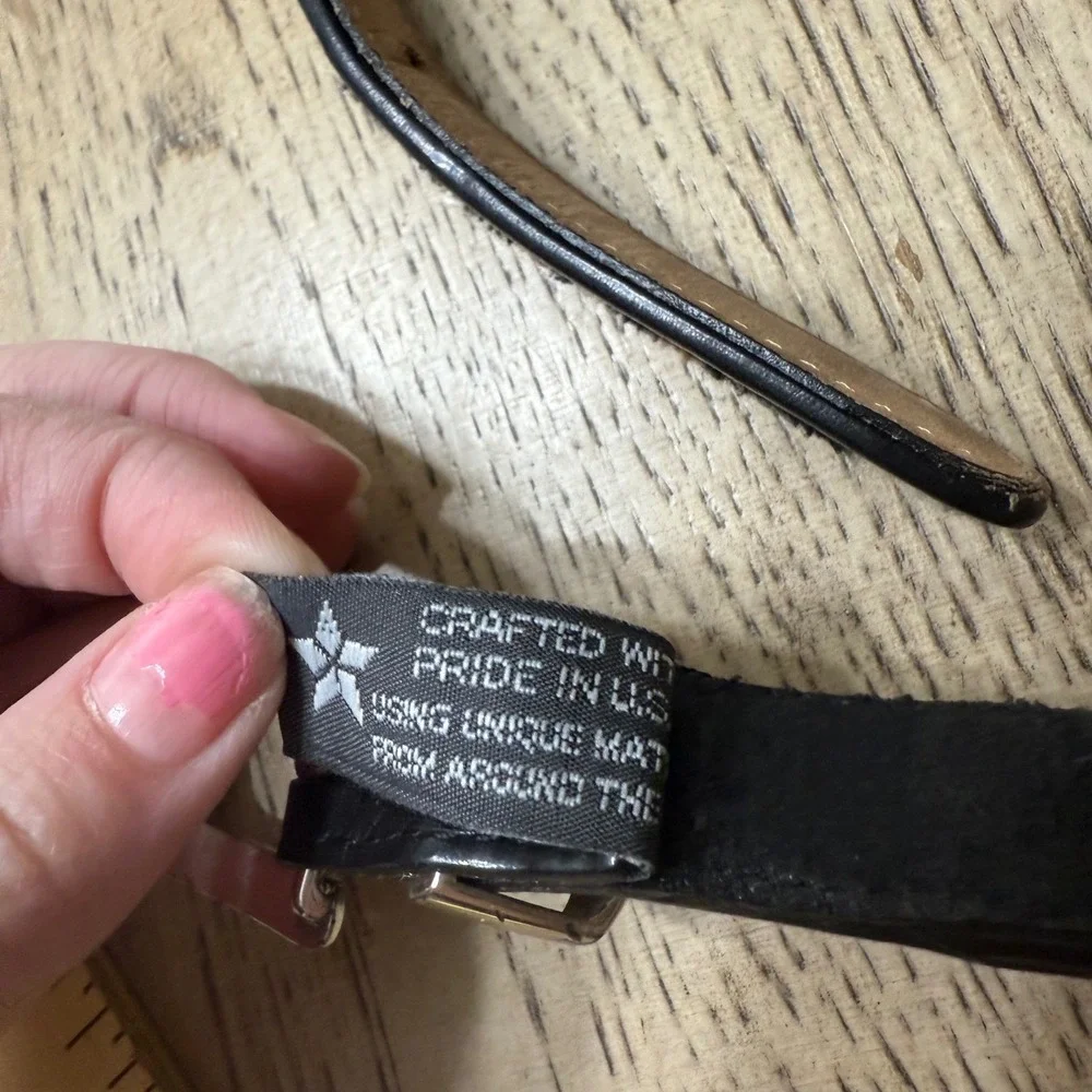 Brighton Women's Leopard Print Leather Belt Silver‎ Buckle Size 30 B7903